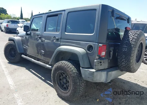 2016 Jeep Wrangler Unlimited Sport z USA, uszkodzony, nr VIN 1C4BJWDG7GL229364